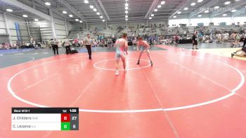 152 lbs Rr Rnd 1 - Jude Childers, Ragin Raisins Catawba vs Connor Lezama, Illinois Cornstars Silver