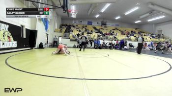 135 lbs Consolation - Kylee Wheat, Sallisaw Lady Black Diamonds vs Bailey Badger, Bentonville Girls