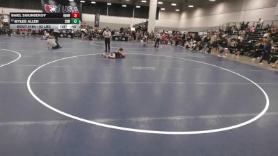 92 lbs Cons. Sub-rd Of 16 - Baiel Suiunbekov, Built By Brunson Wrestling vs Myles Allen, Super D Wrestling
