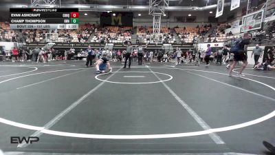 157 lbs Quarterfinal - Evan Ashcraft, Conquer BJJ vs Champ Thompson, HURRICANE WRESTLING ACADEMY