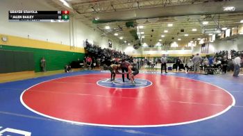 132 lbs Quarterfinal - Grayer Stavola, Hickory vs Jalen Bailey, Great Bridge