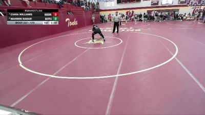 170 lbs Quarterfinal - Ciara Williams, HARRISONVILLE vs Maheen Babar, RAYMORE PECULIAR