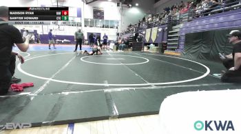 110 lbs Rr Rnd 5 - Madison Ryan, Raw Wrestling Club vs Sawyer Howard, Cleveland Takedown