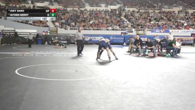 146-D2 Cons. Round 3 - Jayden Berry, Cienega High School vs Joey Sano, Arizona College Prep