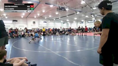 139 lbs Semifinal - Colton Russell, Pursuit-HS vs Cole Smith, Jacket Wrestling Club-HS