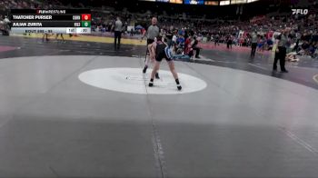 98 lbs Cons. Round 3 - Julian Zurita, Hillsboro vs Thatcher Purser, Corner Canyon