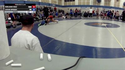 16U Boys FS - 120 lbs Semis - EMILIANO DIAZ, Perry Meridian Wrestling Club vs Lucas Speedy, Zionsville Wrestling Club