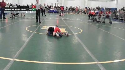 52 lbs Round Of 32 - Kole Delaney, Smittys Wrestling Barn vs Salvatore Themistocles, Dedham