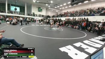 126 lbs 5th Place Match - Kort Sorenson, Cody vs Tyson Kendall, Jackson Hole