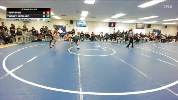 132 lbs Cons. Round 5 - Tripp Saire, Huntington Beach vs Henry Arellano, Northview
