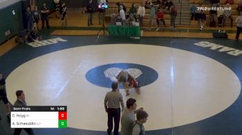 106 lbs Semifinal - Chris Hogg, Bridgewater-Raynham vs Adam Schaeublin, Saint John's Prep