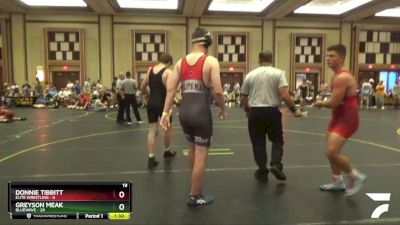 180 lbs Round 1 (6 Team) - Greyson Meak, BlueWave vs DONNIE TIBBITT, Elite Wrestling