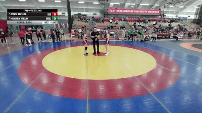 160 lbs Cons. Semi - Kelsey Gelb, Muhlenberg vs Avry Ryhal, Lock Haven University