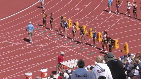 High School Girls' 100m 2A, Finals 1