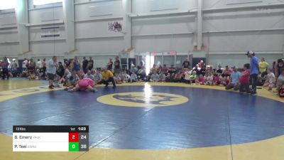 131 lbs Final - Bailey Emery, Valkyrie Girls WC vs Presley Teel, Swag Sisters