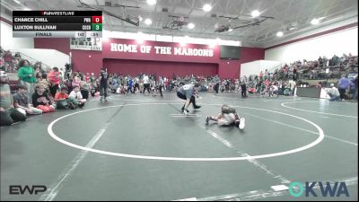 55 lbs Final - Chance Chill, Perry Wrestling Academy vs Luxton Sullivan, Cushing