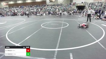 50 lbs Round Of 32 - Sterling Welsh, Patriot Mat Club vs Beau Bakkie, Yuba Sutter Combat
