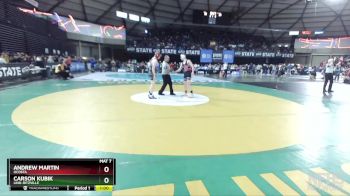 1B/2B 144 Cons. Round 3 - Carson Kubik, Lind-Ritzville vs Andrew Martin, Ocosta