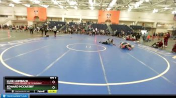 125 lbs Cons. Round 5 - Luke Heimbach, Pennsylvania College Of Technology vs Edward McCarthy, Thiel