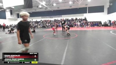 78-82 lbs Round 1 - Joshua Isaac Garcia, Savage House Wrestling vs Isaiah Gonzalez, So Cal Hammers