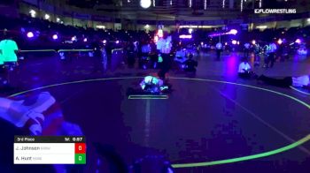 55 lbs 3rd Place - Jaxen Johnson, Growlers vs Adán Hunt, Moses Lake Wrestling Club