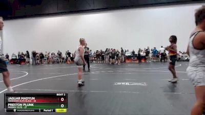 100 lbs Semis (4 Team) - Jaguar Madyun, Takedown Elite Black vs Preston Plunk, Prodigy Elite