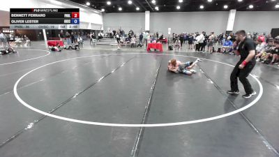 120 lbs Bennett Ferraro, Pennsylvania Blue vs Oliver Lester, Ohio Scarlet
