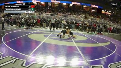 106 1A Semifinal - Cale Wimberly, Zephyrhills Christian vs Benito Barnhart, St. John Neumann