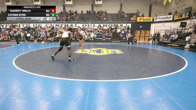 197 lbs Cons. Semi - Garrett Wells, Central Oklahoma vs Cayden Byrd, Ouachita Baptist