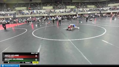 87 lbs Quarterfinal - Brooks Halverson, RT Elite vs Jayce Leclaire, X-Factor Elite