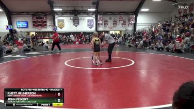 Round 3 - Rhett Helmerson, New London Tiger Cub Wrestling vs John Feikert, Keokuk Kids Wrestling Club