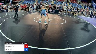 132 lbs Cons 16 #2 - Matthew Dailey, PA vs Aiden Arnett, IL