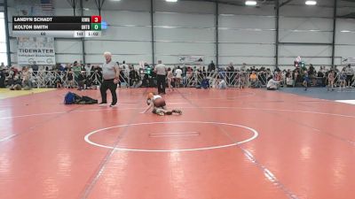 60 lbs Round 2 - 10:45am Saturday - Landyn Schadt, Iowa Black vs Kolton Smith, Untouchables