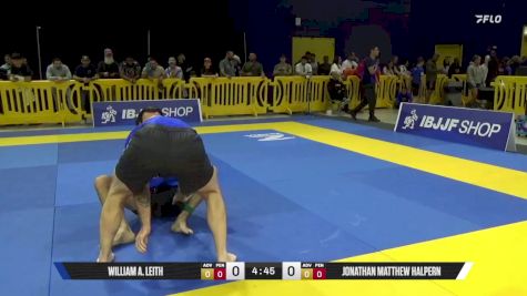 Jonathan Matthew Halpern vs William A. Leith 2025 Pan IBJJF Jiu-Jitsu No-Gi Championship