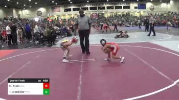 61 lbs Quarterfinal - Manny Ayala, Stallion Wrestling Club vs Tylee Grosdidier, Payette Wrestling Club