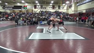 175 lbs Round 2 - Caleb Brown, Lisbon vs Sam Adams, North Polk