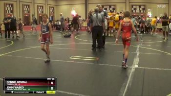 65 lbs Finals (8 Team) - Dennis Gendal, Triumph WC vs John Wasko, Armory Athletics Red