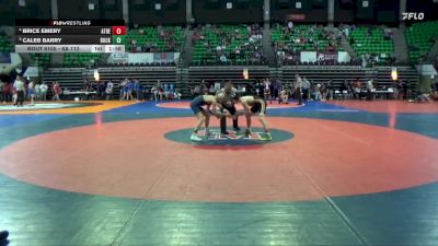 6A 113 lbs Quarterfinal - Caleb Barry, Buckhorn vs Brice Emery, Athens