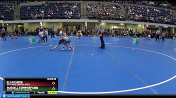 70 lbs Semifinal - Eli Richter, WCA (West Central Area) vs Russell Commerford, Summit Wrestling Academy