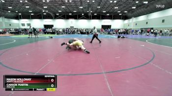 215B Semifinal - Mason Holloway, Hewitt-Trussville vs Carson Martin, Paola HS