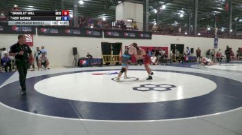 125 kg 3rd Place Match - Bradley Hill, Oklahoma Regional Training Center vs Koy Hopke, Minnesota - RTC