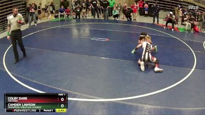 71 lbs Champ. Round 1 - Camden Lawson, Sanderson Wrestling Academy vs Colby Dare, The Farm