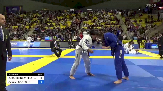 March 26, 2023, Orlando, FL, USA: ORLANDO, FLORIDA - MARCH 26: Ana Carolina  Vieira Srour (Aviv Jiu-Jitsu) def. Amy Scot Campo (Zenith BJJ) via  advantages (3-1)during IBJJF PAN AMS 2023 Finals at