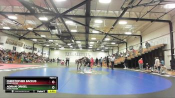 133 lbs Cons. Round 3 - Adrian Origel, Manchester vs Christopher Backus, Manchester