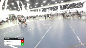 80 lbs Consolation - Lilyana Rogers, Carlsbad Combat WC vs Emma Zagorski, Pikes Peak Warriors