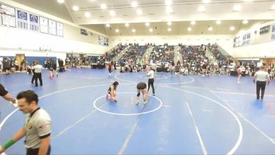 145 lbs Cons. Semi - Elysum Campos, Eastvale Elite Wrestling vs Maya Ramirez, Dog Pound Wrestling