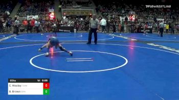 80 lbs Consolation - Corbin Wooley, Team Tulsa WC vs Brody Brown, Topeka Blue Thunder