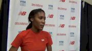 Ajee Wilson Racing With the Pros 2012 NB Indoor GP