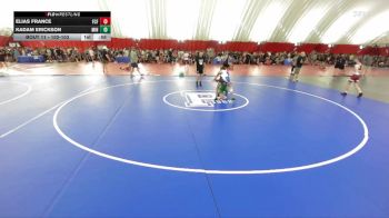 102-103 lbs Round 1 - Elias France, Franklin Central Flashes vs Kadam Erickson, Minnewaska