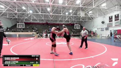 197 lbs Cons. Round 3 - Jakar Carter, Palomar College vs Rabih Badrani, Palomar College